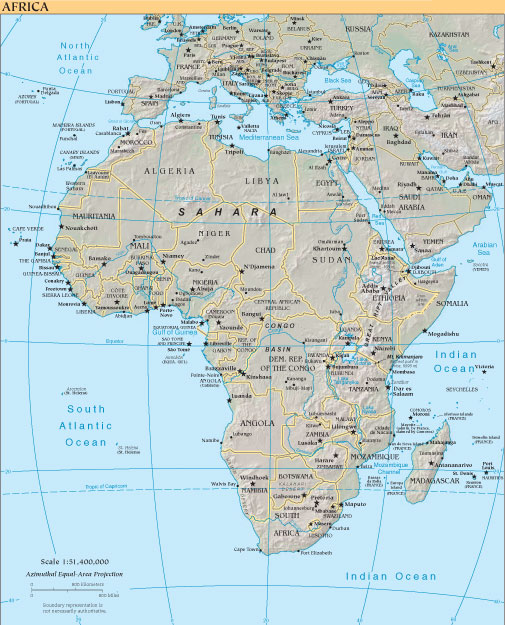MatchC: Africa Country and Region Maps